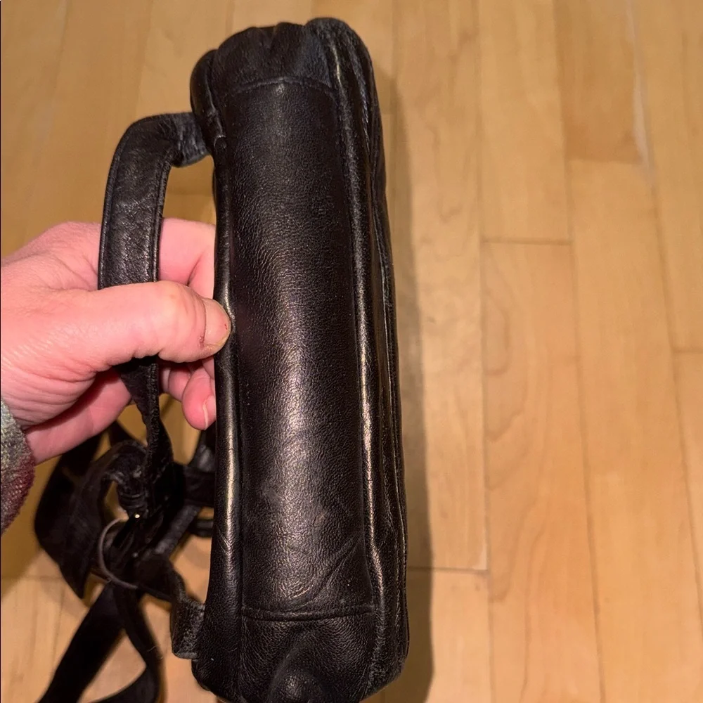 ✨ Pelle Studio Genuine Leather Mini‎ Backpack Purse - Buttery Soft Black ✨